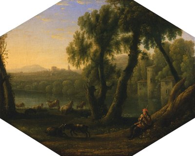 Italienische Landschaft, ca. 1636 von Claude Lorrain